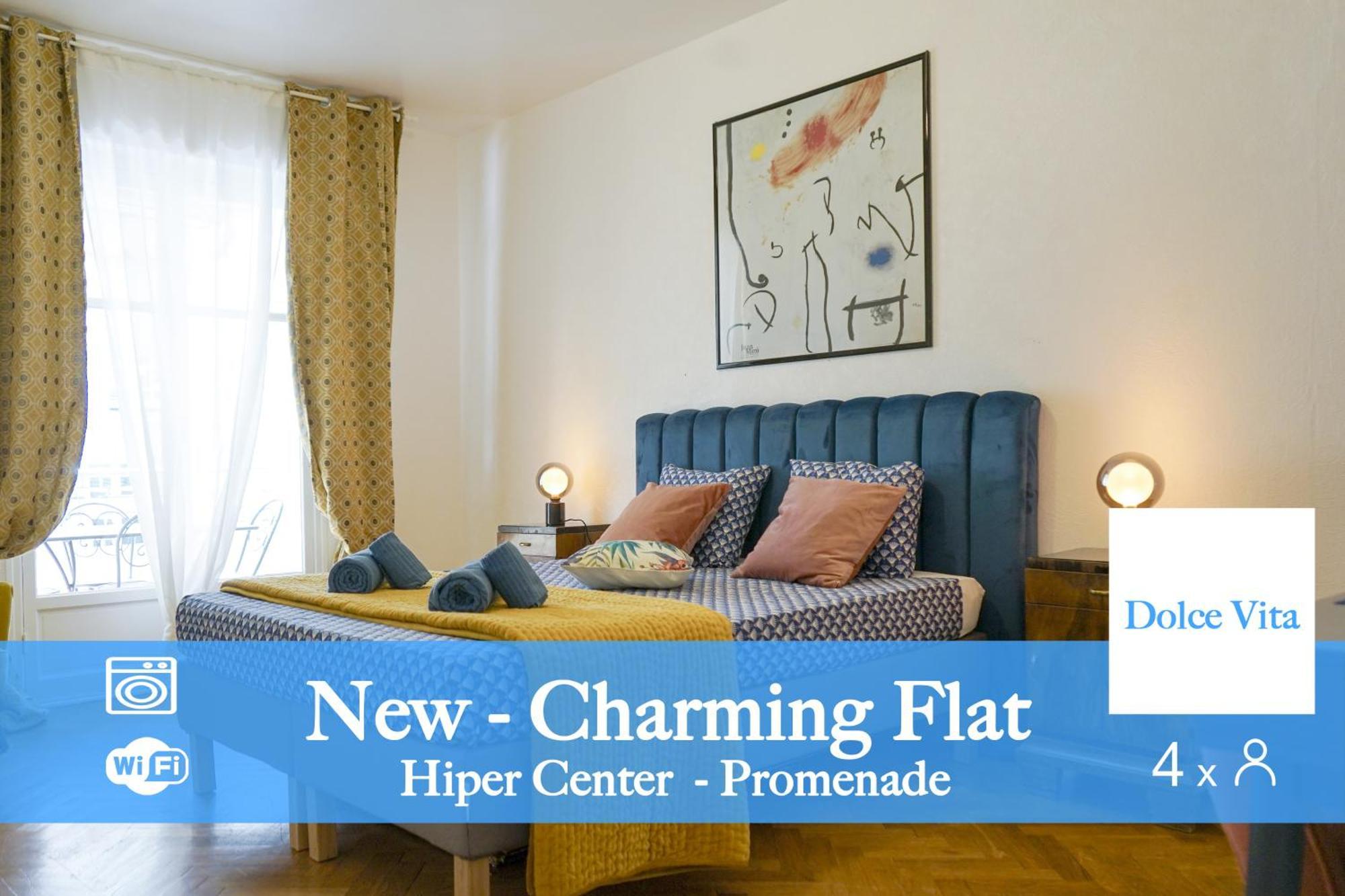 Riviera Prom 4 Pers Seaside Apartment Nice Ngoại thất bức ảnh